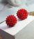 Aretes murano bronce con Baño en Oro