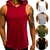 Imagem do Moda verão dos homens sem mangas camisetas do moletom com capuz do músculo mol