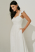 Vestido Midi com Babados na Manga - comprar online
