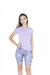 Calza sublimada violeta biker