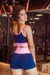 TOP Don't Give Up azul marinho com babaloo - comprar online