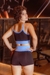 TOP Don't Give Up preto com azul céu - comprar online