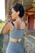 TOP Fit Core Cinza Mescla
