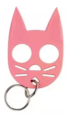 llaveros defensa personal gatito