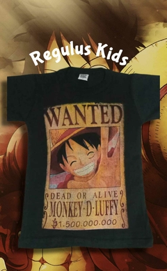 Remera Niños Luffy