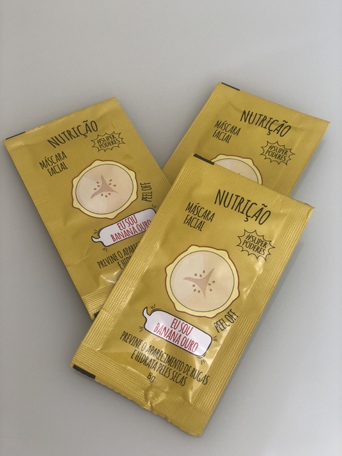 Máscara Facial Banana Ouro - Super Poderes