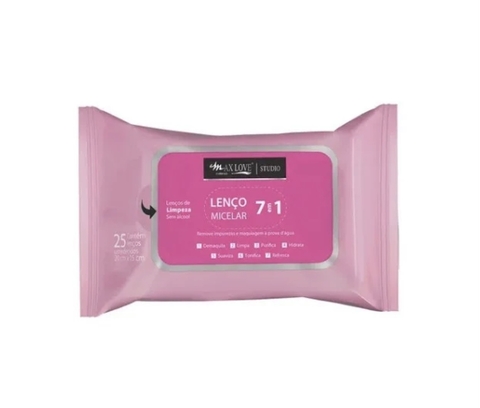 Lenço Micelar 7 em 1 - Max Love