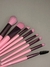Kit 8 pincéis mini para maquiagem