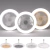 Lâmpada Com Ventilador Luz De Teto Com Controle Ultra Silencioso Led 30w