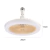 Lâmpada Com Ventilador Luz De Teto Com Controle Ultra Silencioso Led 30w - loja online