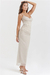 Mozision-Vestido Maxi elegante de cinta de espaguete - loja online