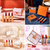 Conjunto impermeável de batom fosco para mulheres, batom nude, pigmento vermelho, brilho labial e bolsa Chaming Chain - Belle Boutique