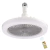 Lâmpada Com Ventilador Luz De Teto Com Controle Ultra Silencioso Led 30w - Belle Boutique