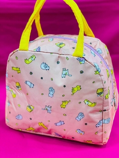 Imagem do Bolsa Térmica Porta Marmitas Super Resistente Impermeável Alça De Tecido