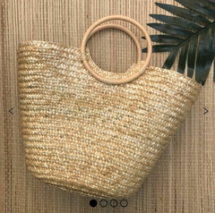 Bolsa De Praia Feminina De Palha