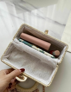 Bolsa de Praia Quadrada Versátil Feminina na internet
