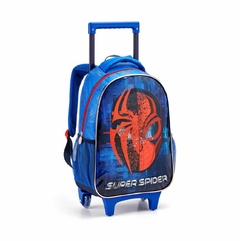 KIT ESCOLAR CARRINHO MASCULINO DO SUPER SPIDER - Diva Bolsas