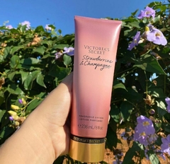 Victoria’s Secret strawberries and champagne hidratante – 236ml - original - comprar online