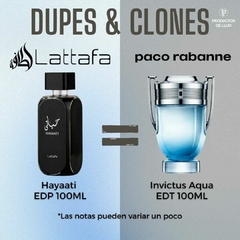 PERFUME ARABE HOMBRE LATTAFA HAYAATI 100 ML