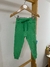 Calça jogger canelada verde menta - comprar online