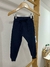 Calça jogger canelada azul marinho - comprar online
