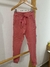 Calça jogger canelada rosa chá - comprar online