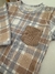 Conjunto body xadrez com bolsinho - comprar online
