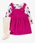 Trio Carter’s salopete pink