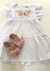 Vestido branco flores
