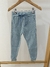 Calça jogger canelada azul claro - comprar online