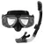 Kit de Mergulho Adulto Máscara e Snorkel - Vollo Sports