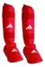 Caneleira Karatê adidas Com Protetor De Pé Wkf Vermelho