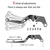 Motocicleta Freio Embreagem Alavancas, Guiador Grips End, Fit para YAMAHA NMAX 1