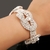 Imagem do 925 Prata Charme Pulseiras Para Mulheres, AAAAA Pulseira De Cristal De Zircão,