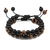 2 pcs/set talão pulseira natural tigre pedra charme ônix frisado casal distân na internet