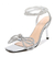 Sandálias de cristal strass de luxo - comprar online