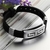 Punk Pulseira De Silicone De Borracha Para Homens, Pulseiras De Aço Inoxidável - loja online