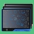 16 Polegada cores lcd escrita tablet desenho eletrônico doodle placa digital co - comprar online