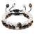 2 pcs/set talão pulseira natural tigre pedra charme ônix frisado casal distân - comprar online