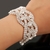 925 Prata Charme Pulseiras Para Mulheres, AAAAA Pulseira De Cristal De Zircão, - loja online