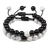 2 pcs/set talão pulseira natural tigre pedra charme ônix frisado casal distân