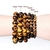 Pulseira Olho de Tigre para Homens e Mulheres, Amuleto Fashion, Joia Pedra Natur