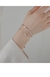 Ventfille-Prata Pulseira Coração Duplo Amor para o Sexo Feminino, Contas Ocas na internet