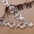925 pulseiras de prata esterlina para mulheres, corrente agradável, bonito, nob - Casa Xique Xique