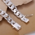 Imagem do New High-end das Mulheres Mens Fine S925 Sterling Silver Bracelet Moda Jóias Pr