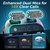 Joyroom-Transmissor FM para carro mais forte, microfones duplos, som de graves p - loja online