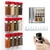 Imagem do Wall-mounted Spice Bottle Holder, Plastic Adhesive Clip, Cabinet Organizer, Door