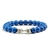 Ágata Matte Haltere Charm Bracelet, Pulseira de Contas Masculinas, Preto Natura - loja online