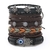 Moda pulseira viking pulseira para homens mão pulseiras tecido crânio mão jó