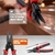 Multifuncional Substituível Aço Wire Stripper, Alicate Diagonal, Alicate De Na